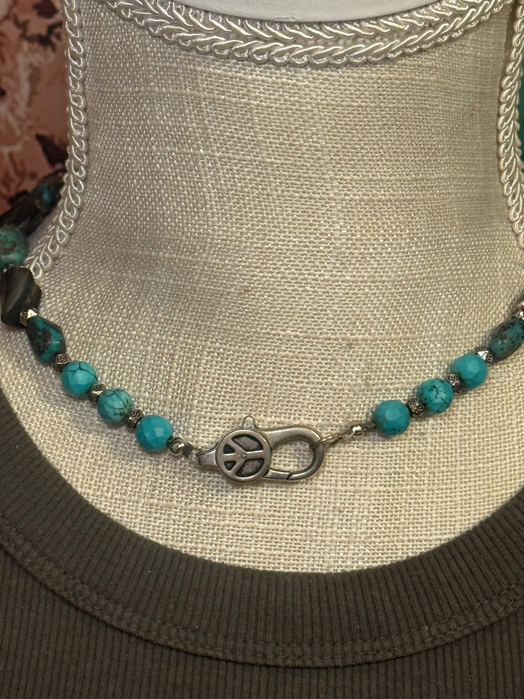 Turquoise and Abalone necklace