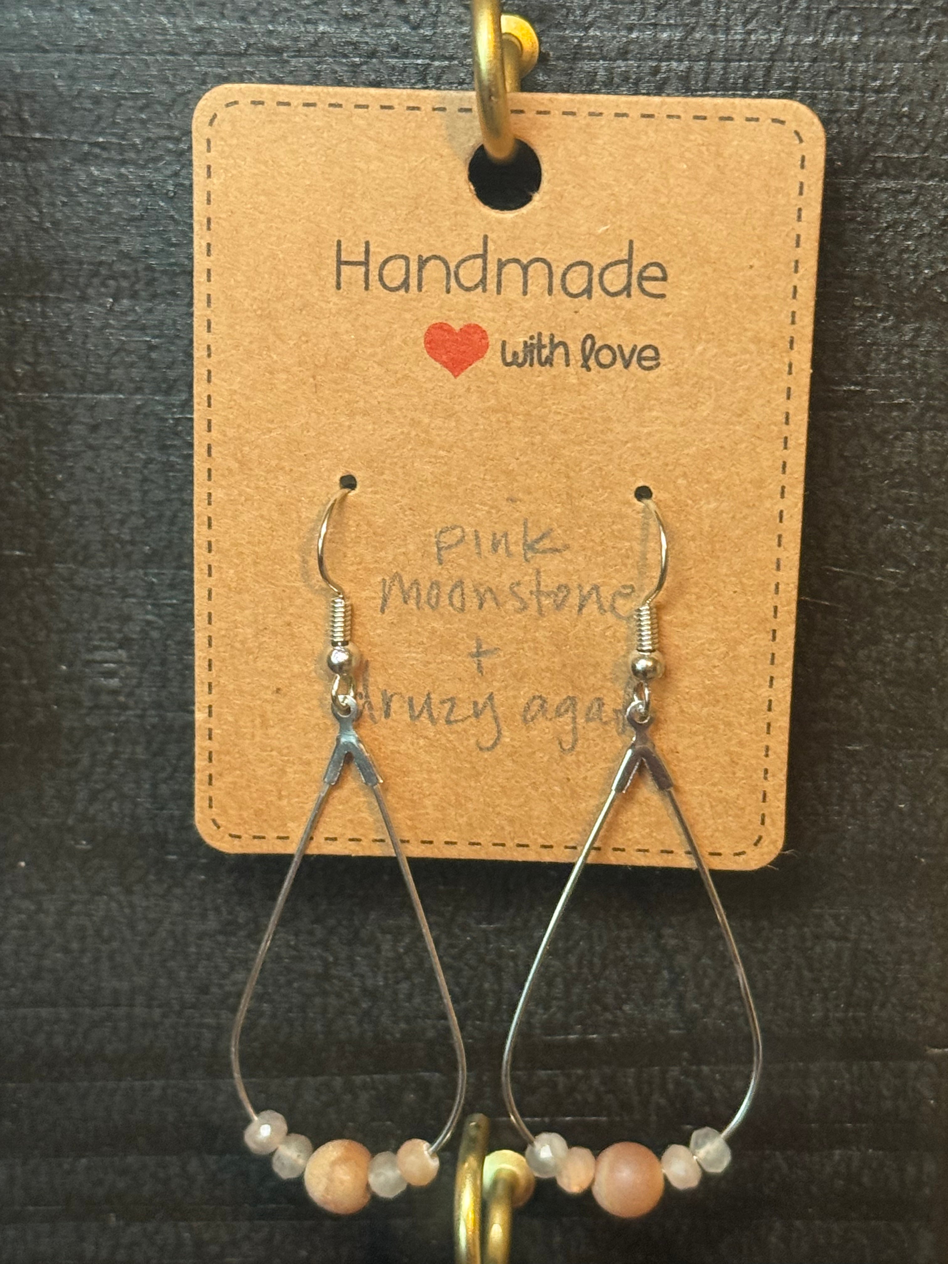 Boho Gemstone Earrings | Handmade Natural Stone Earrings | Choose Your Style