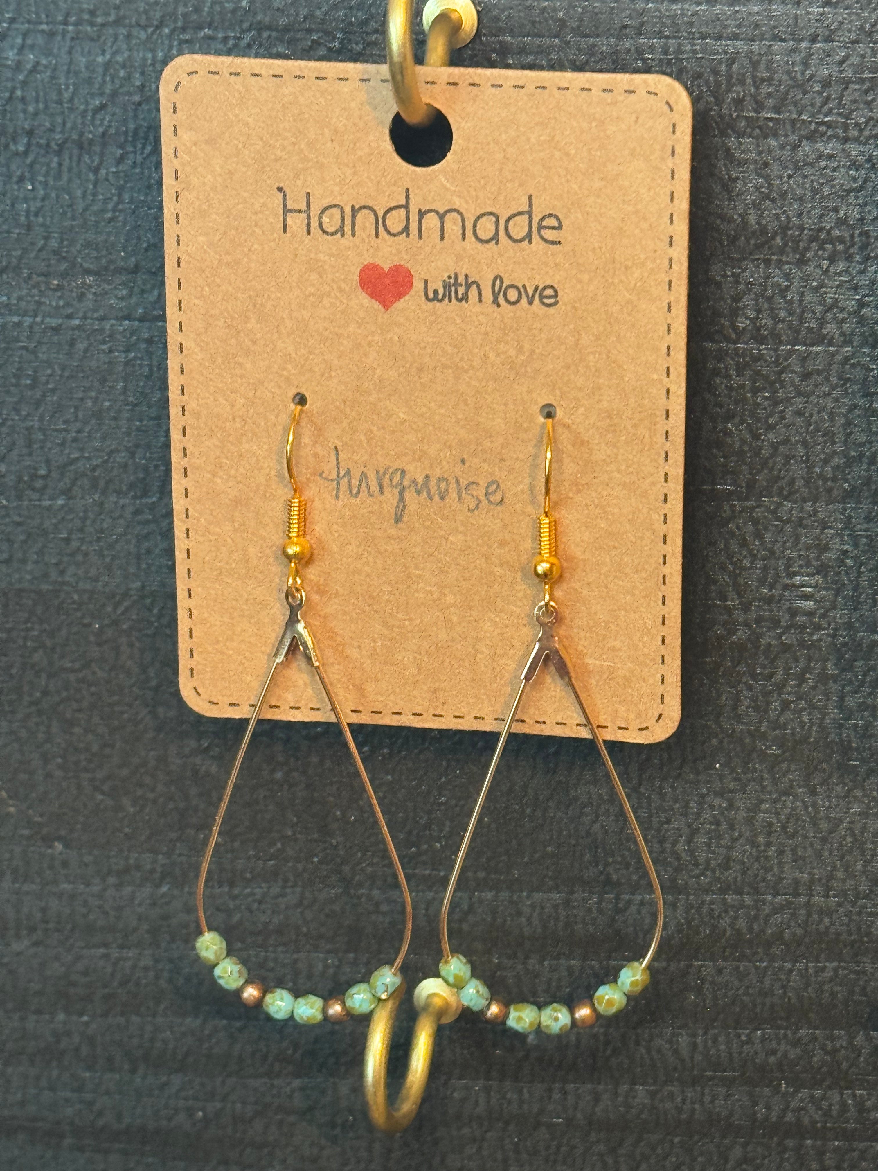 Boho Gemstone Earrings | Handmade Natural Stone Earrings | Choose Your Style
