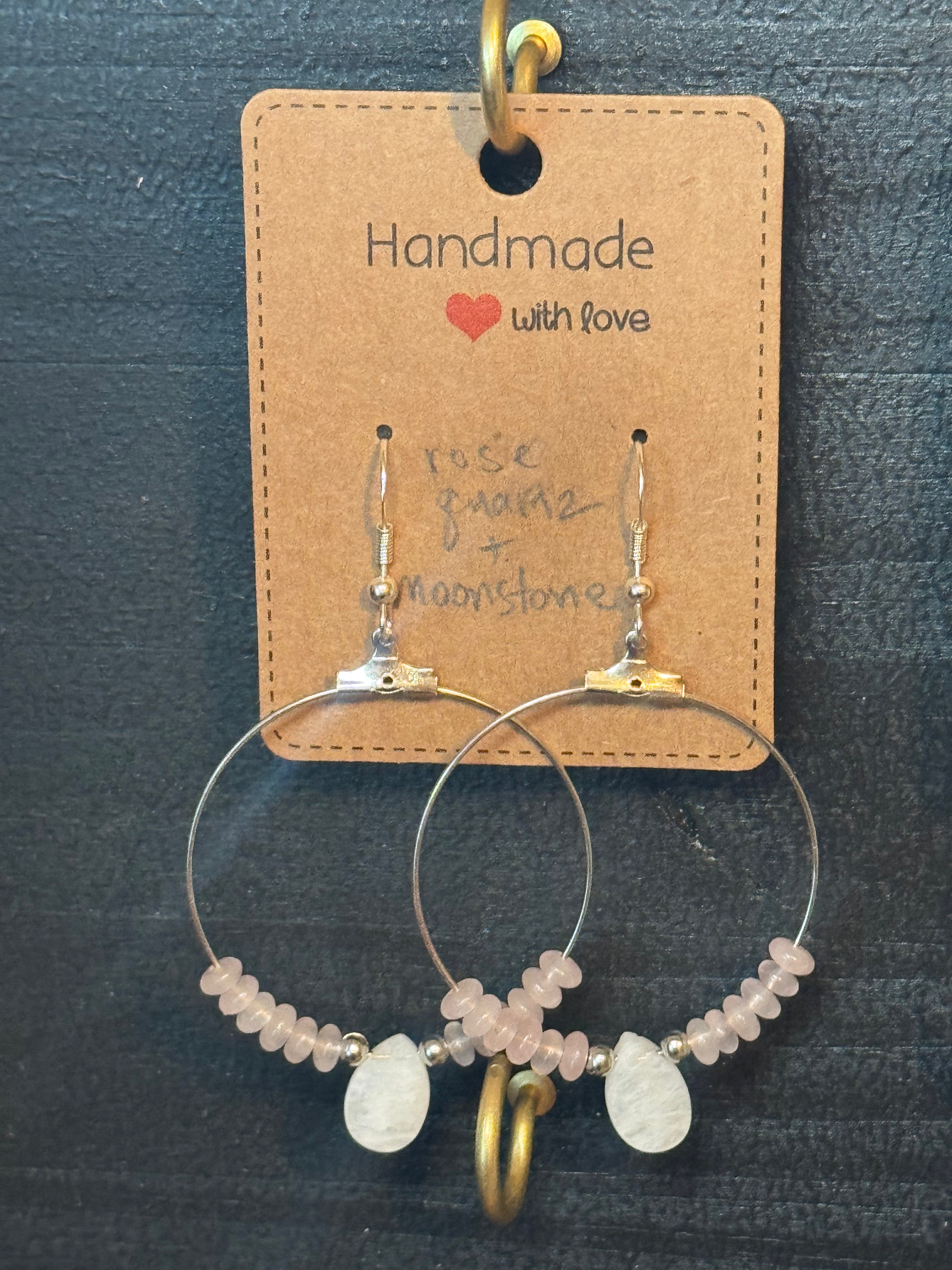 Boho Gemstone Earrings | Handmade Natural Stone Earrings | Choose Your Style