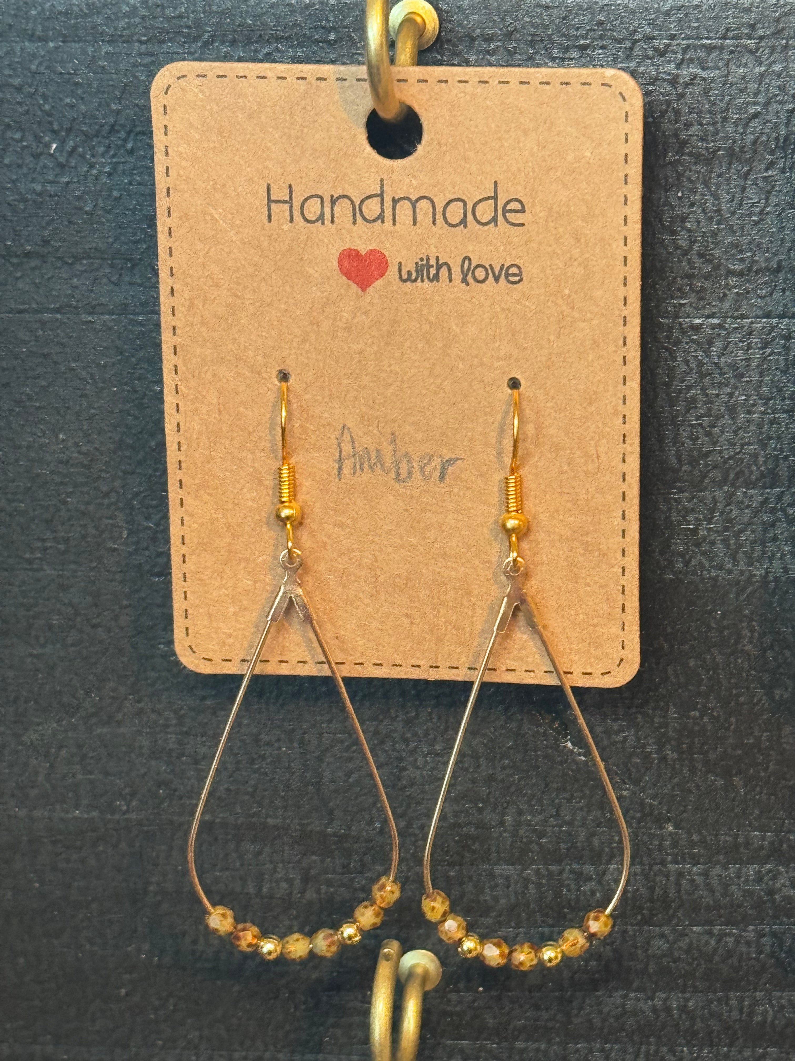 Boho Gemstone Earrings | Handmade Natural Stone Earrings | Choose Your Style
