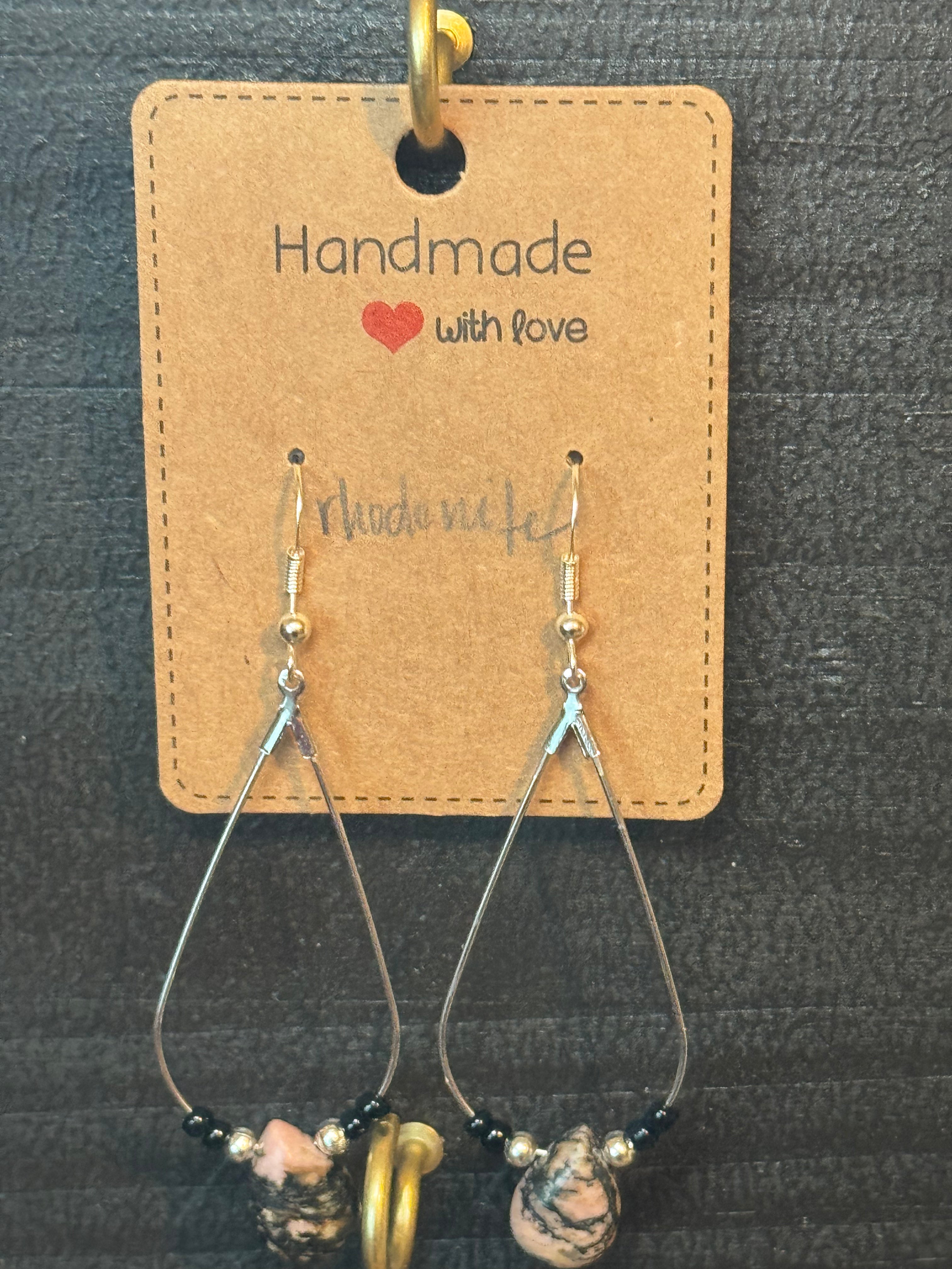 Boho Gemstone Earrings | Handmade Natural Stone Earrings | Choose Your Style